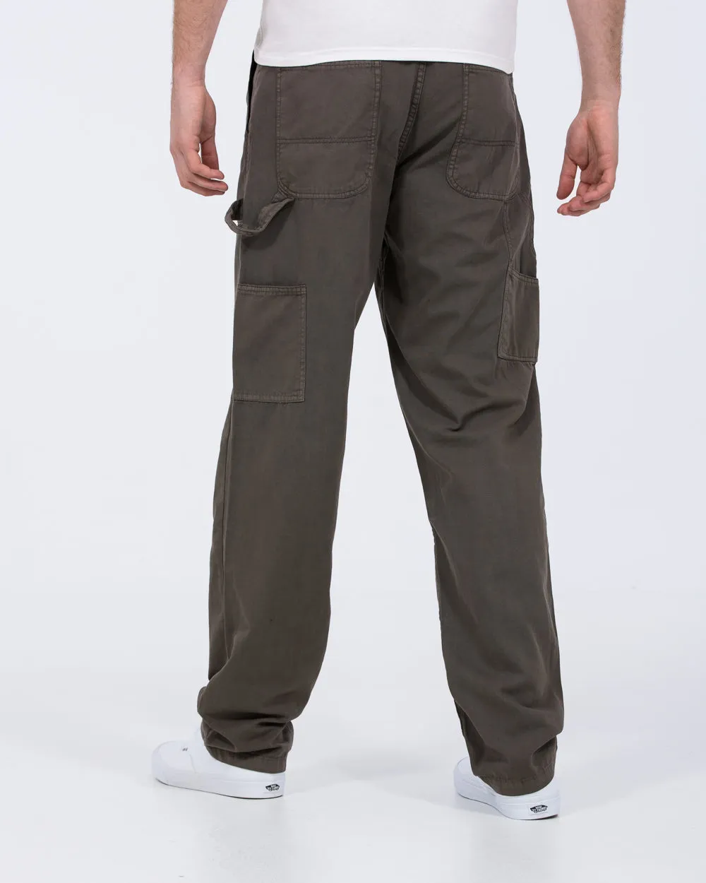 2t Calum Tall Loose Fit Carpenter Trousers (charcoal)