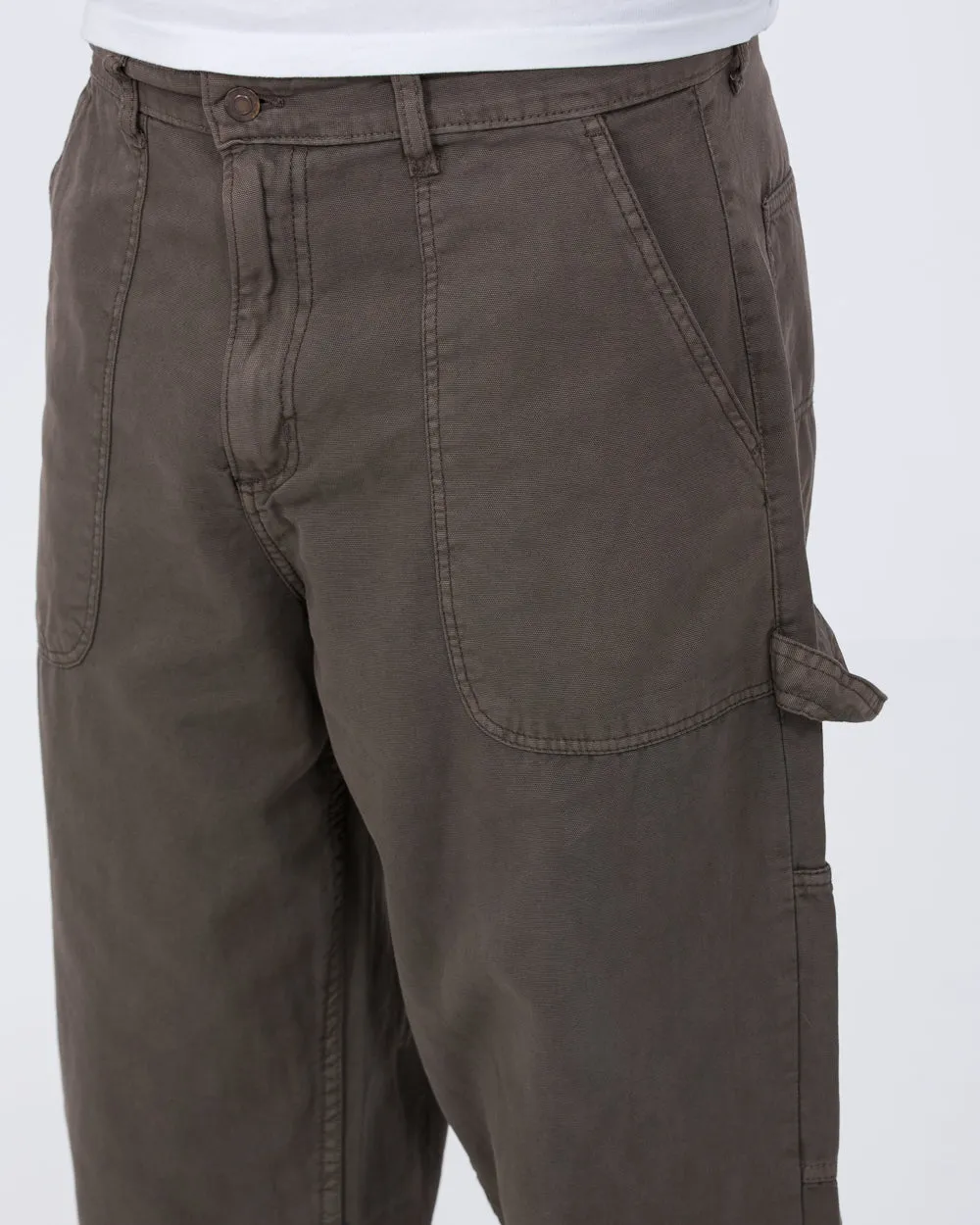 2t Calum Tall Loose Fit Carpenter Trousers (charcoal)