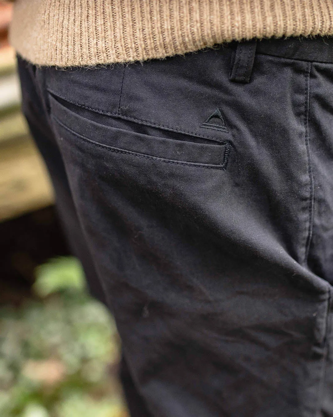 365 Organic Cotton Trouser - Faded Black