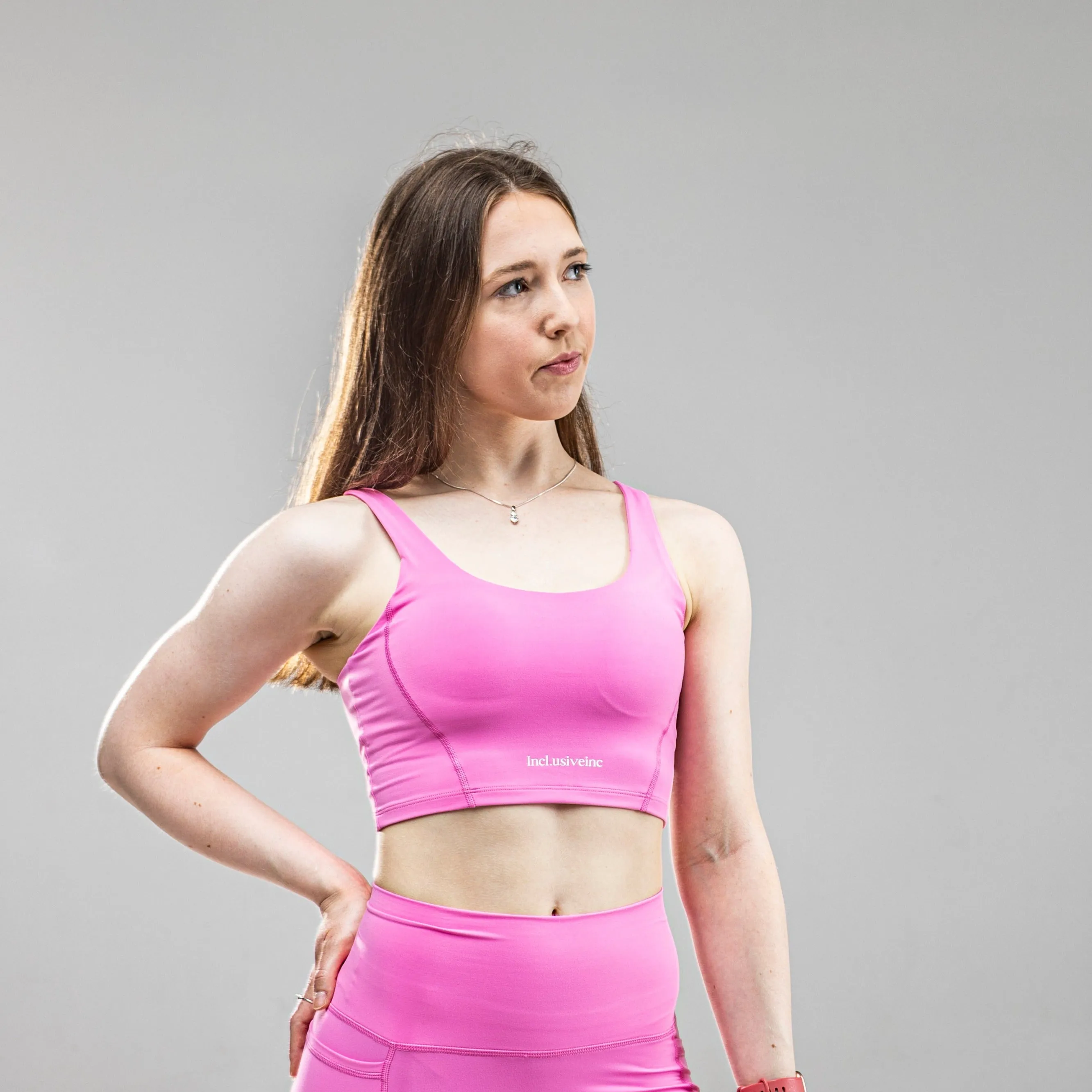 Active Peony Pink Sports Bra