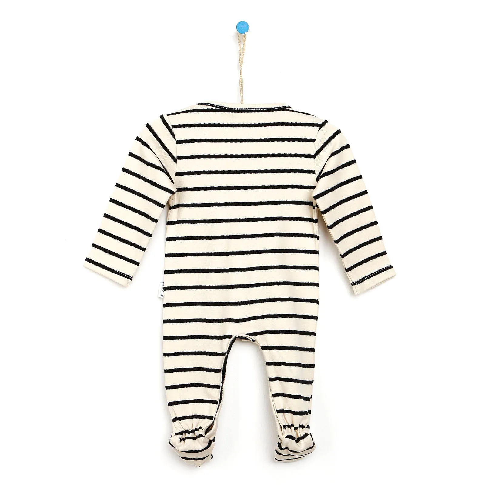 Antebies Newborn Plane Organic Footed - Ecru