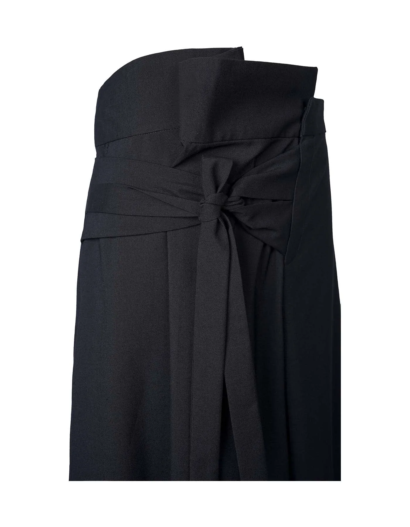 Asymmetry Tie-Up Hakama Style Pants