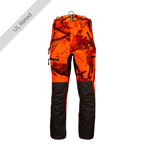 AT4060 UL - Breatheflex Pro Realtree Chainsaw Pants Design A/Class 1 - Orange