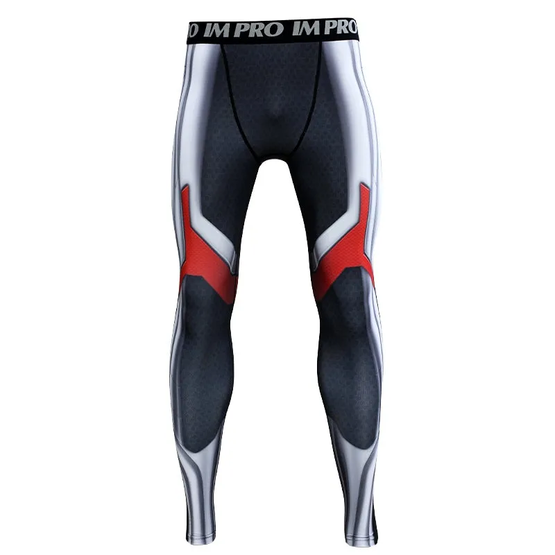 Avengers 4 Endgame Quantum Realm Compression Tights for Men