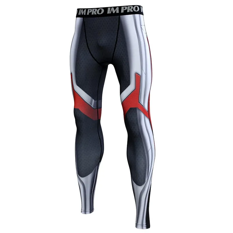 Avengers 4 Endgame Quantum Realm Compression Tights for Men