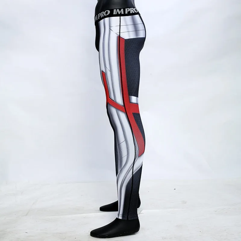 Avengers 4 Endgame Quantum Realm Compression Tights for Men