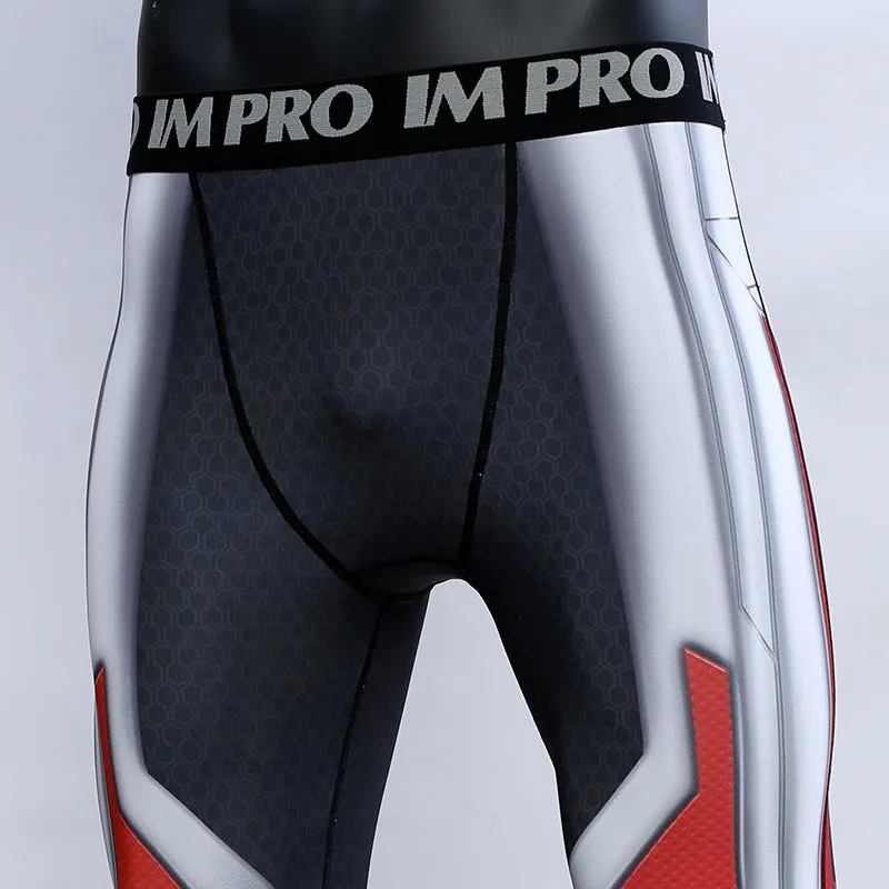 Avengers 4 Endgame Quantum Realm Compression Tights for Men