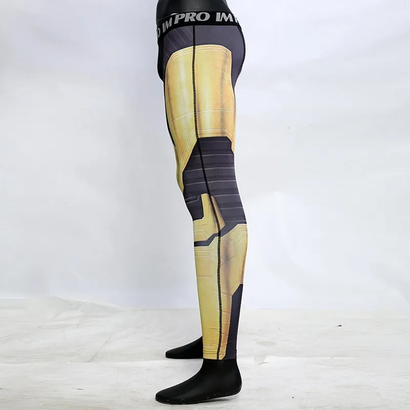 Avengers 4 Endgame THANOS Compression Tights for Men