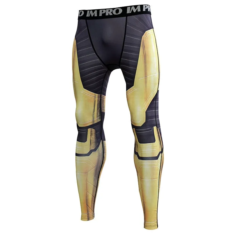 Avengers 4 Endgame THANOS Compression Tights for Men