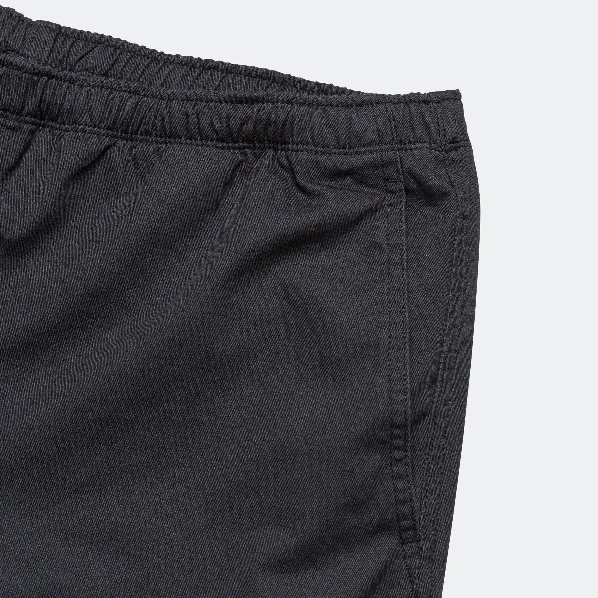 Basic Twill Easy Trousers - Black