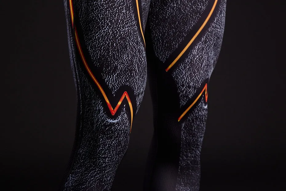 BLACK FLASH Compression Leggings/Pants for Men