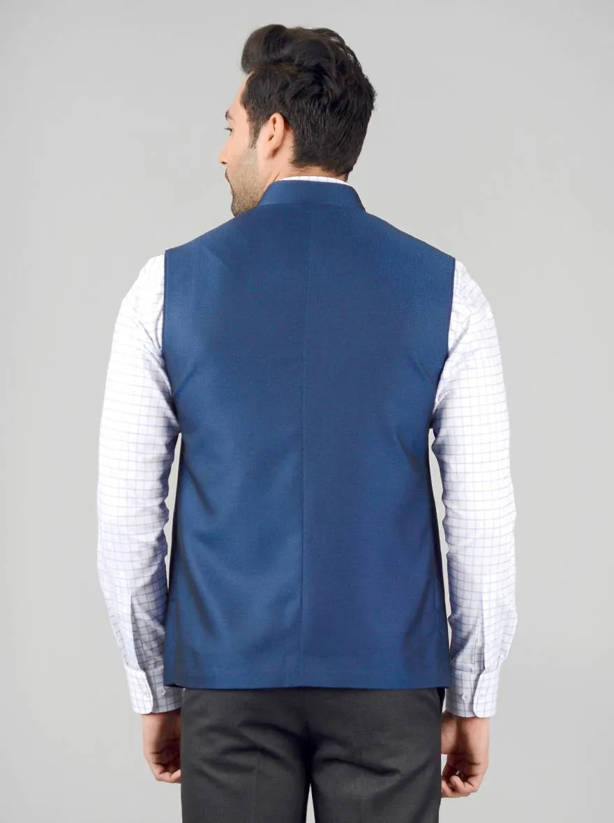 Blue & Black Modi Jacket | JadeBlue