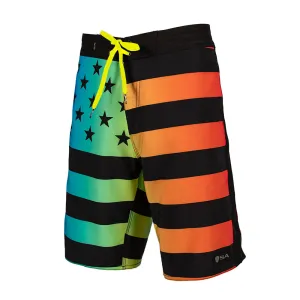 Board Shorts 2.0 | Neon Flag