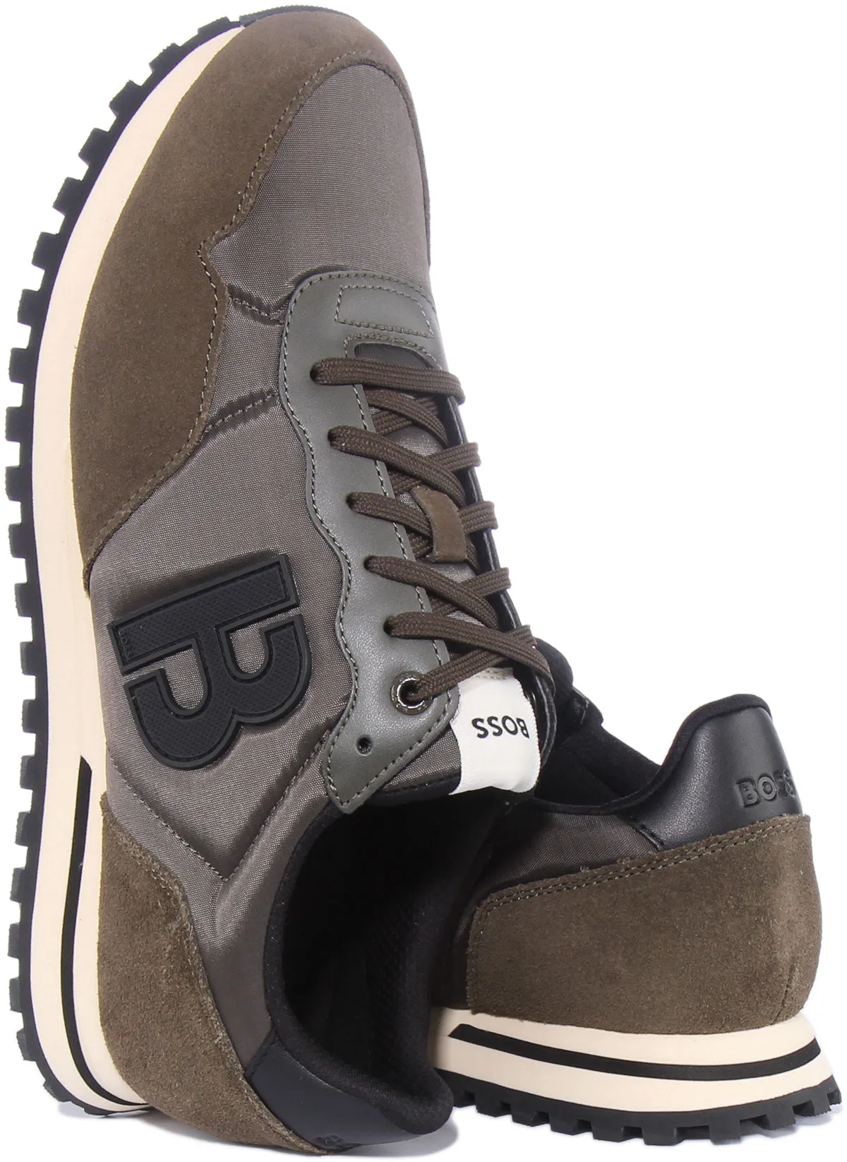 Boss Parker L Run In Olive For Men