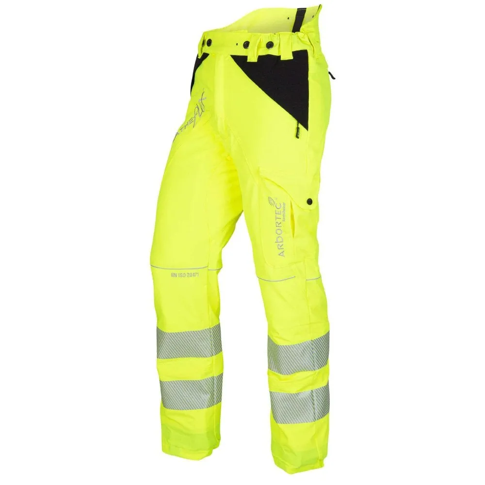 Breatheflex Chainsaw Trousers Design C Class 1 Hi-Vis Yellow