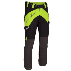 Breatheflex Chainsaw Trousers Lime Female Design Type C