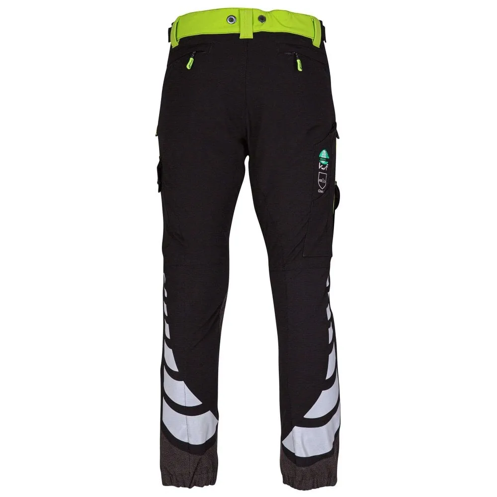 Breatheflex Chainsaw Trousers Lime Female Design Type C