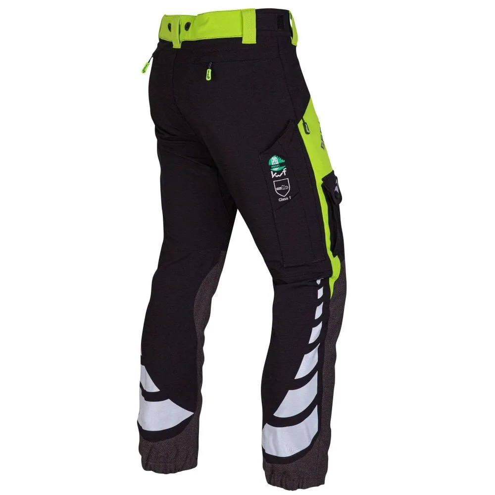 Breatheflex Chainsaw Trousers Lime Female Design Type C