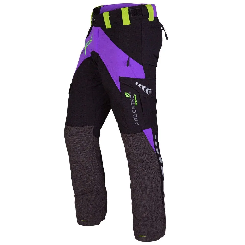 Breatheflex Chainsaw Trousers Purple Female Design Type A