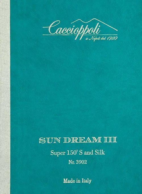 Caccioppoli Sun Dream Calito Blue Wool Silk Pants