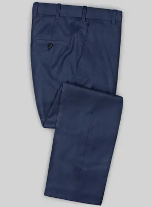 Caccioppoli Sun Dream Kizzu Blue Wool Silk Pants