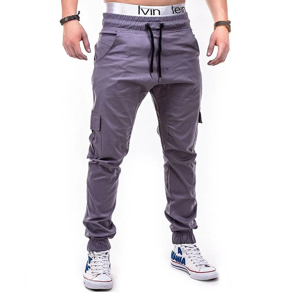 Casual Harem Multi-Pocket Joggers - 4 Colors