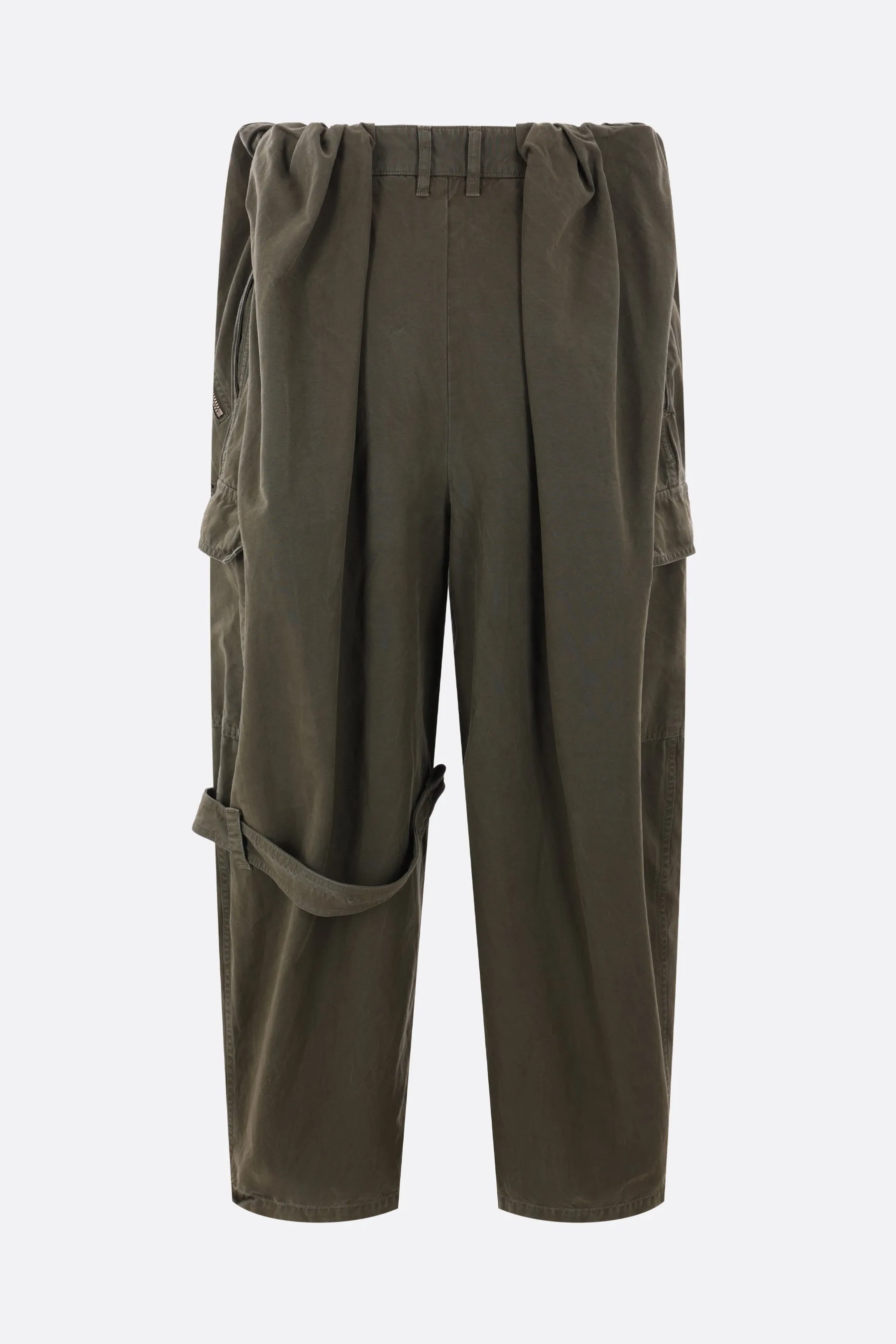 cotton balloon cargo trousers