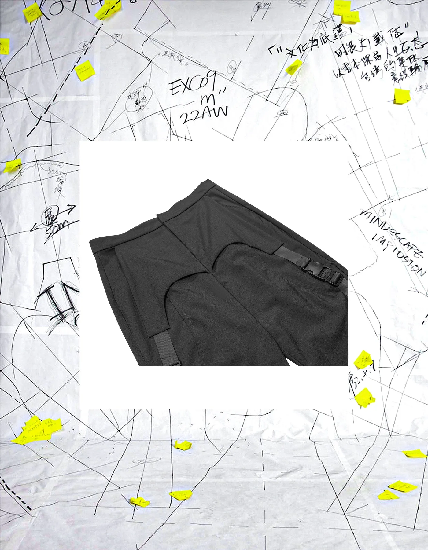 Deconstructed Functional Trousers