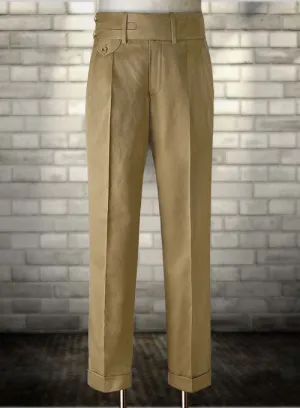 Double Gurkha Wool Pants