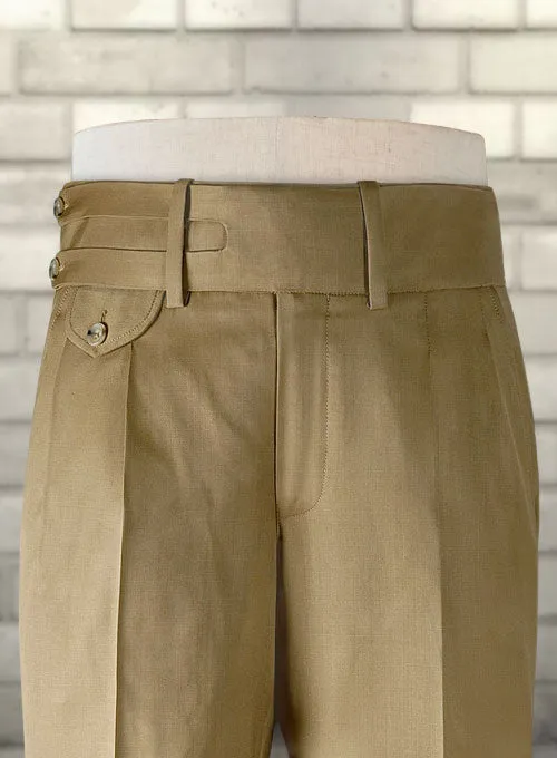 Double Gurkha Wool Pants