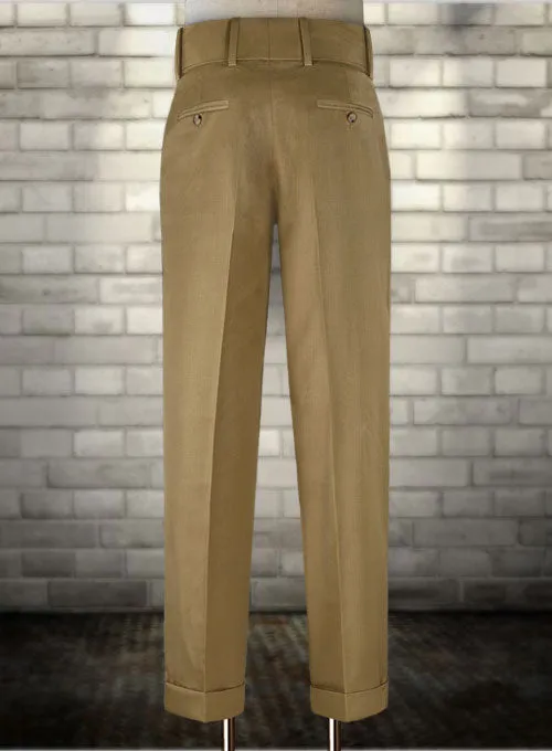 Double Gurkha Wool Pants