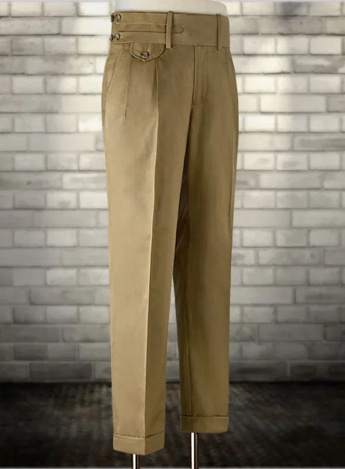 Double Gurkha Wool Pants