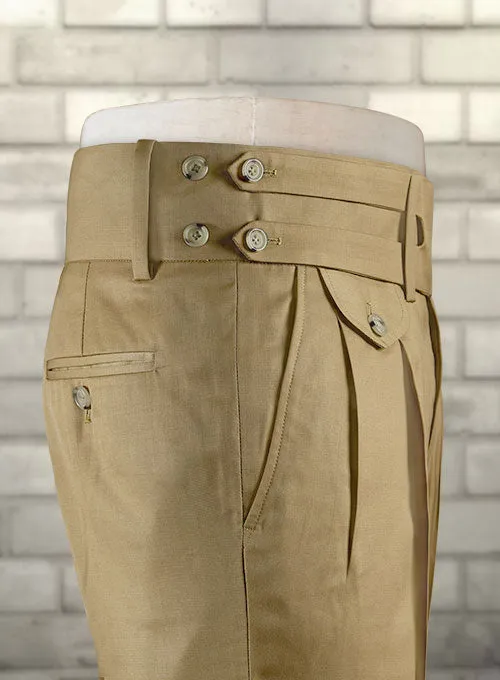 Double Gurkha Wool Pants