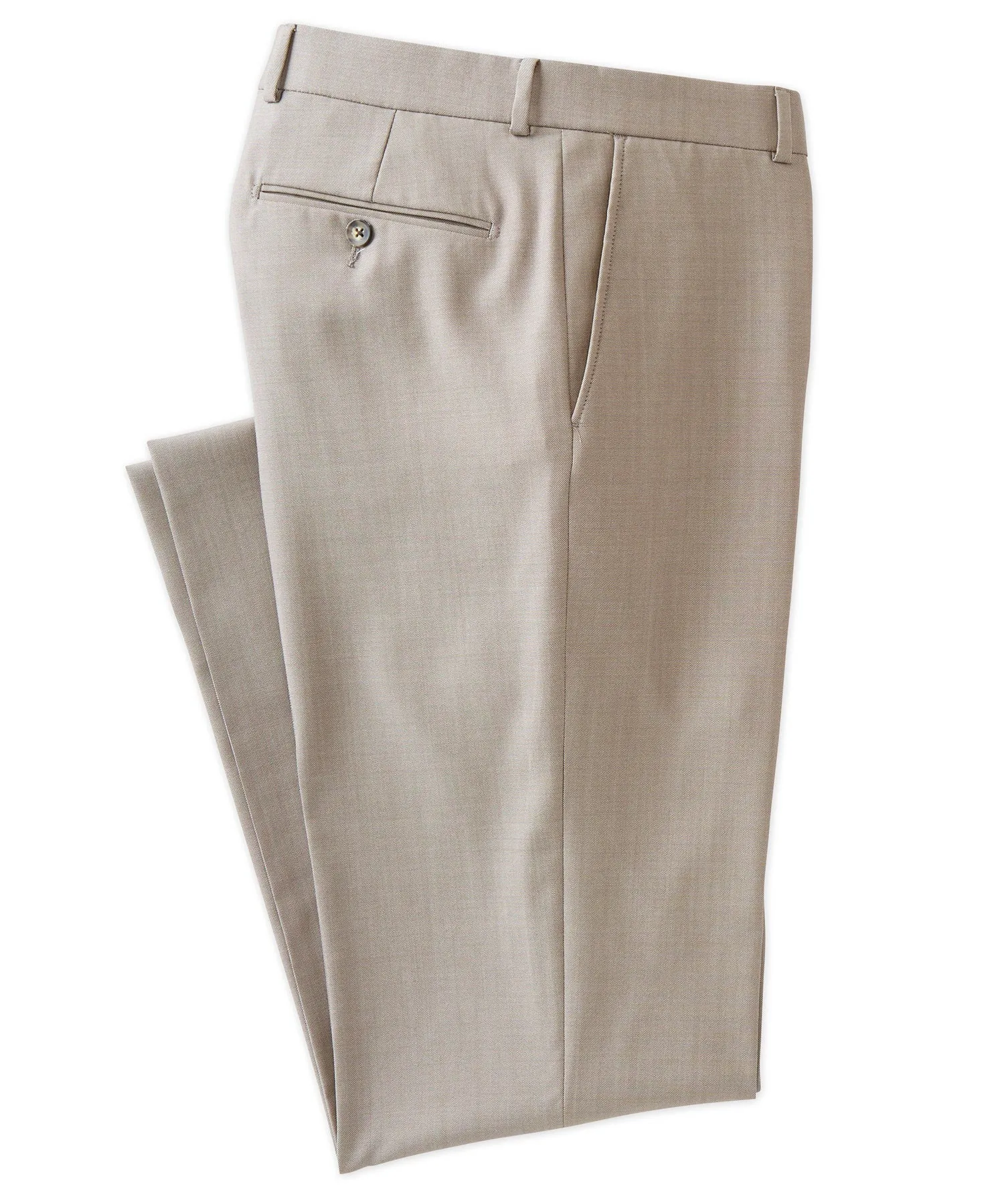 Dunhill Mouline Flat-Front Trouser