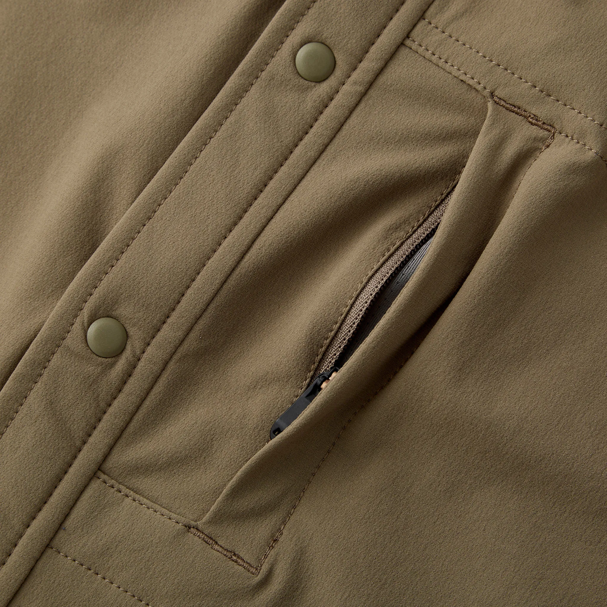 Everyday Overshirt in Dusky Green