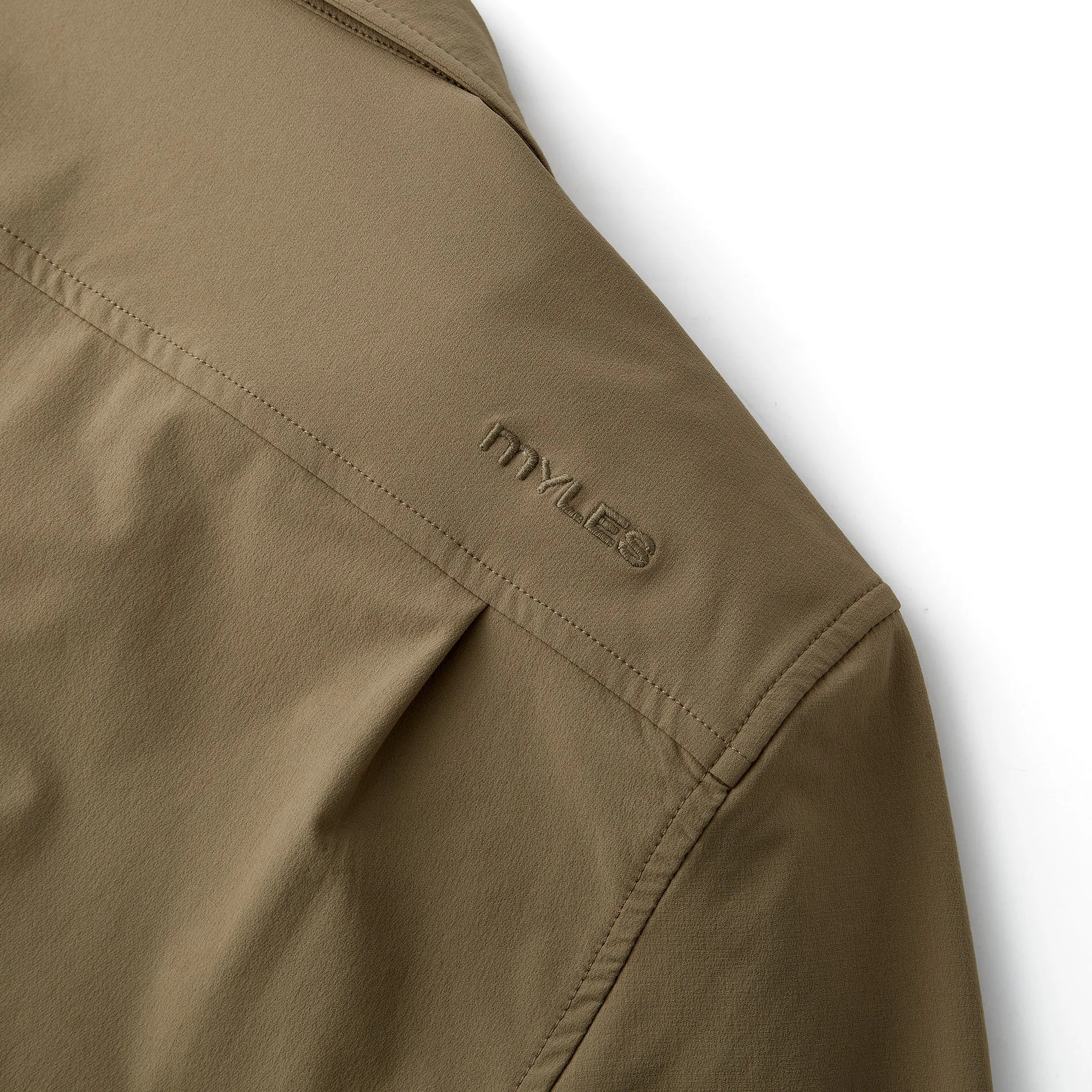 Everyday Overshirt in Dusky Green