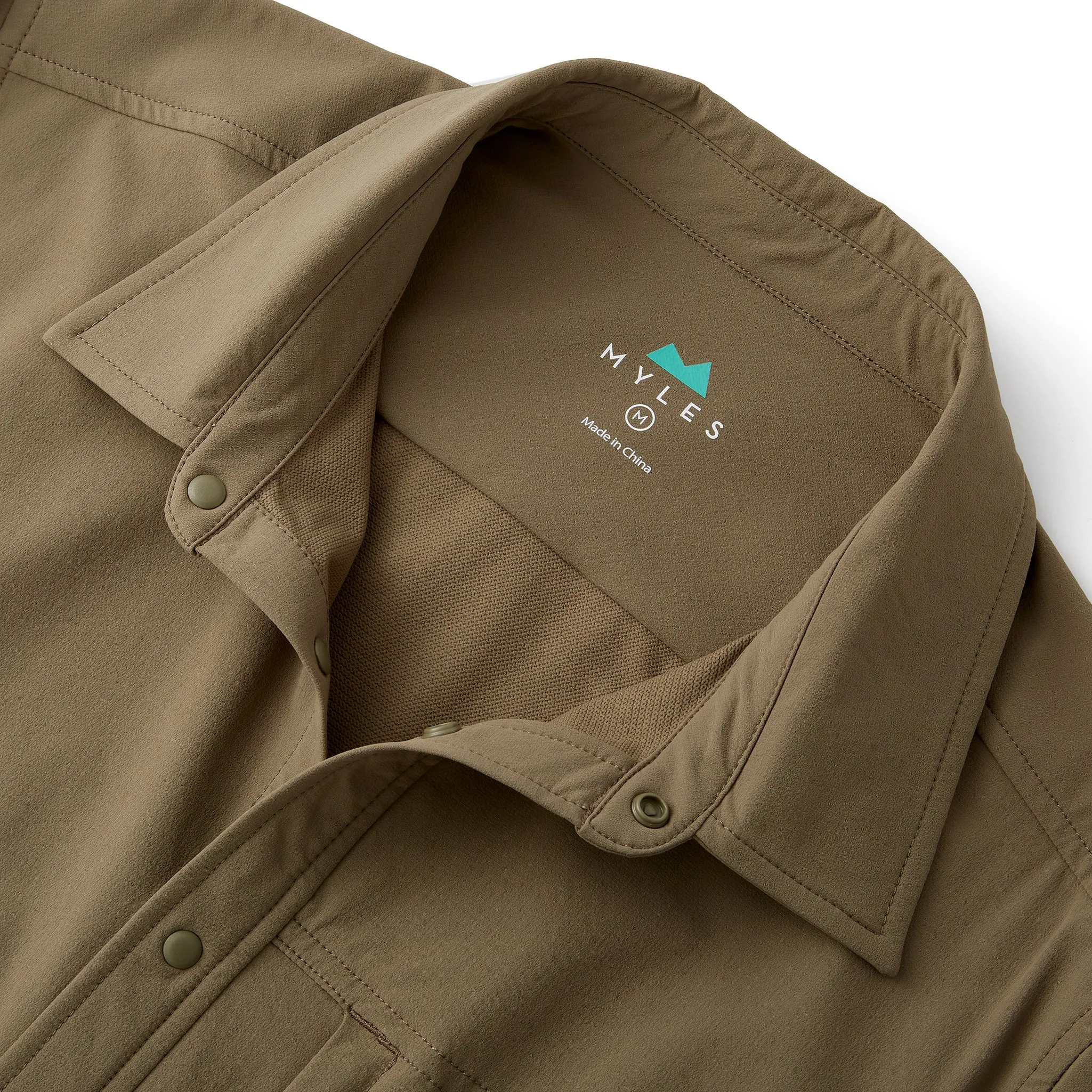 Everyday Overshirt in Dusky Green