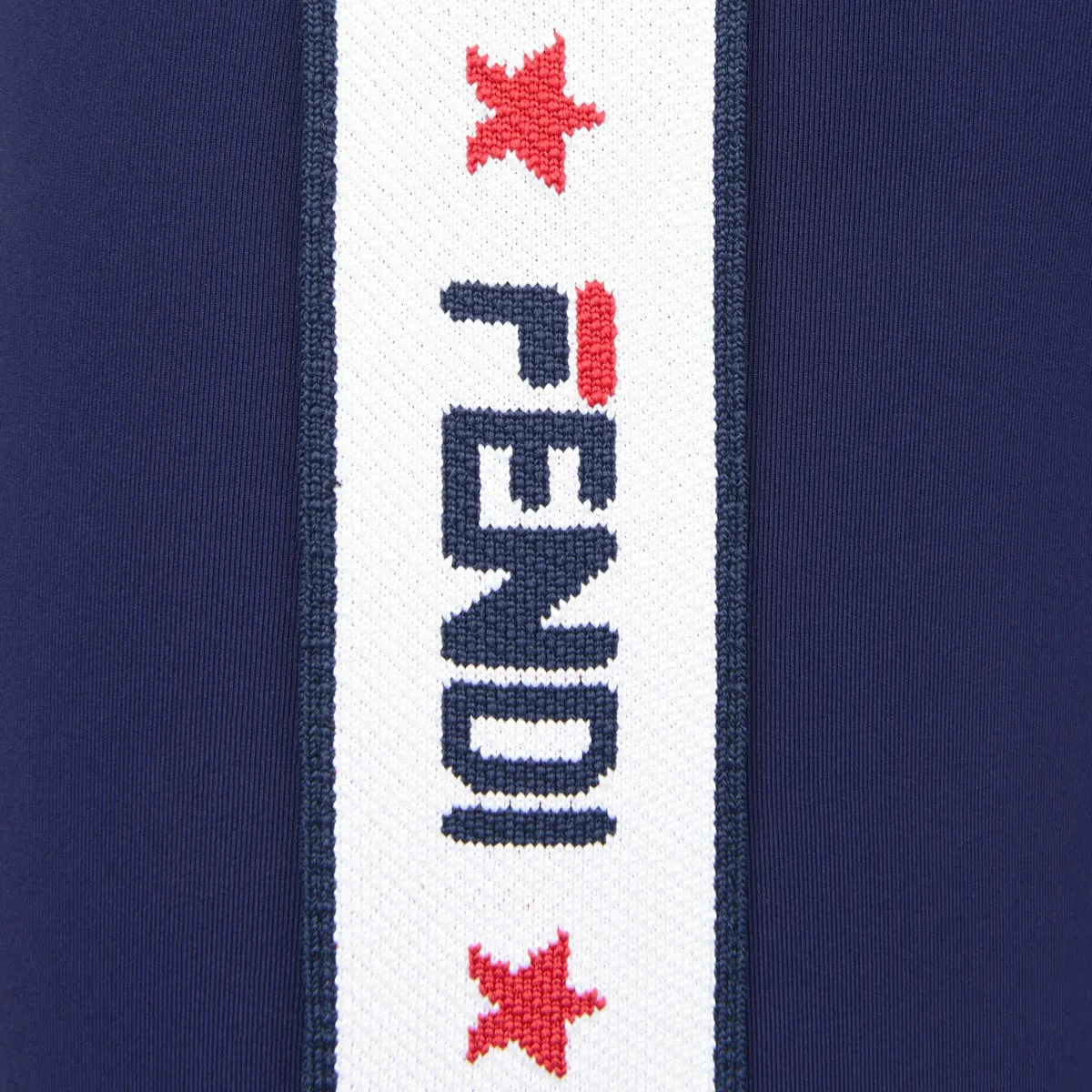 Fendi Mania Logo Trim Trousers