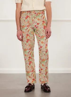 Floral Tailored Trousers | Multi