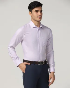 Formal Pink Textured Shirt - Salsa