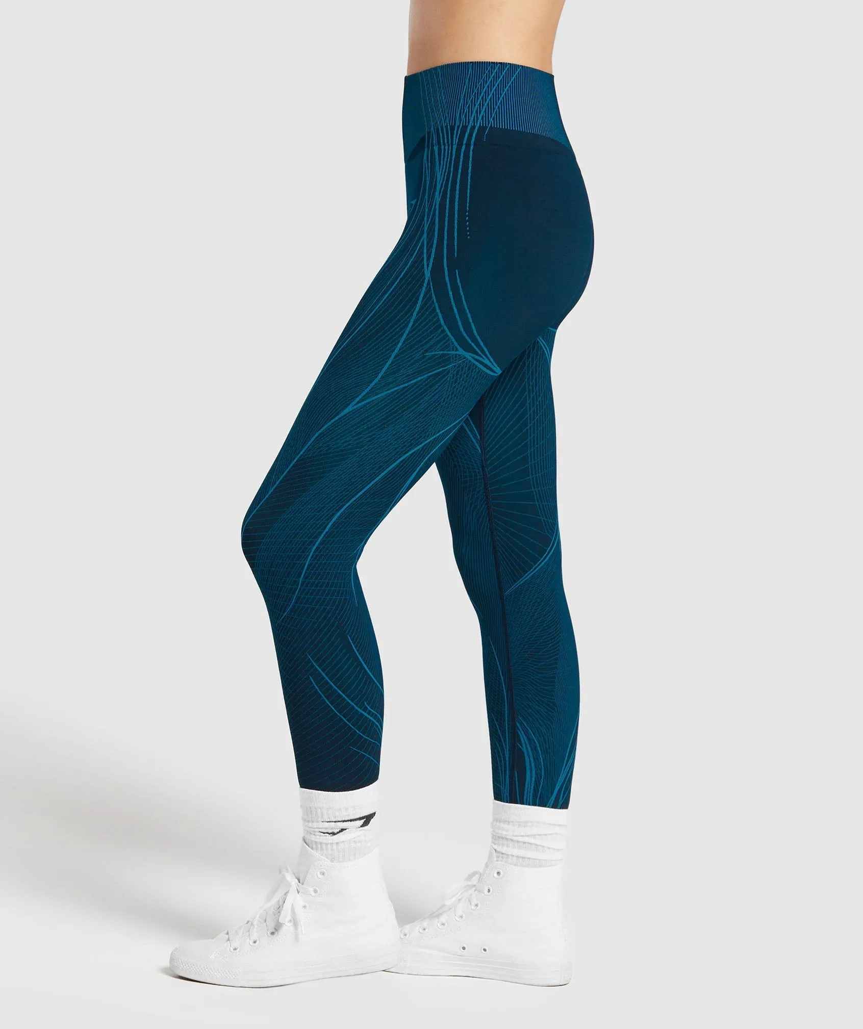 GS x Analis Leggings - Midnight Blue/Lats Blue