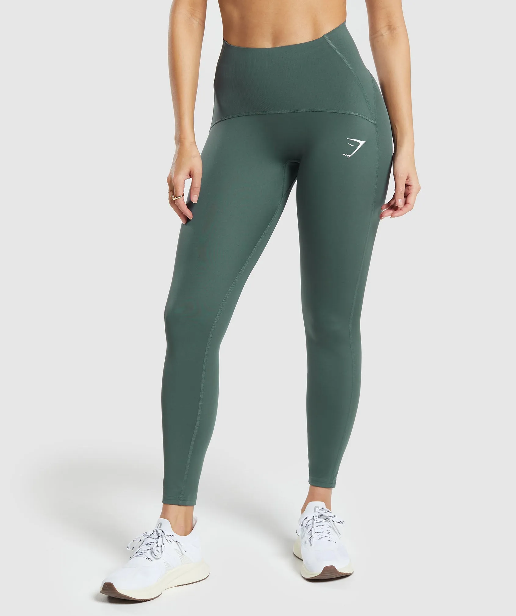 Gymshark Waist Support Leggings - Slate Teal