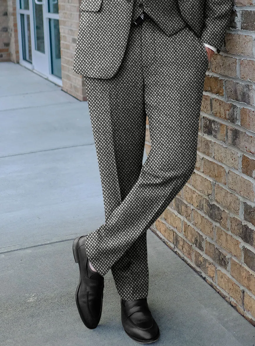 Highlander Heavy Honeycomb Gray Tweed Suit