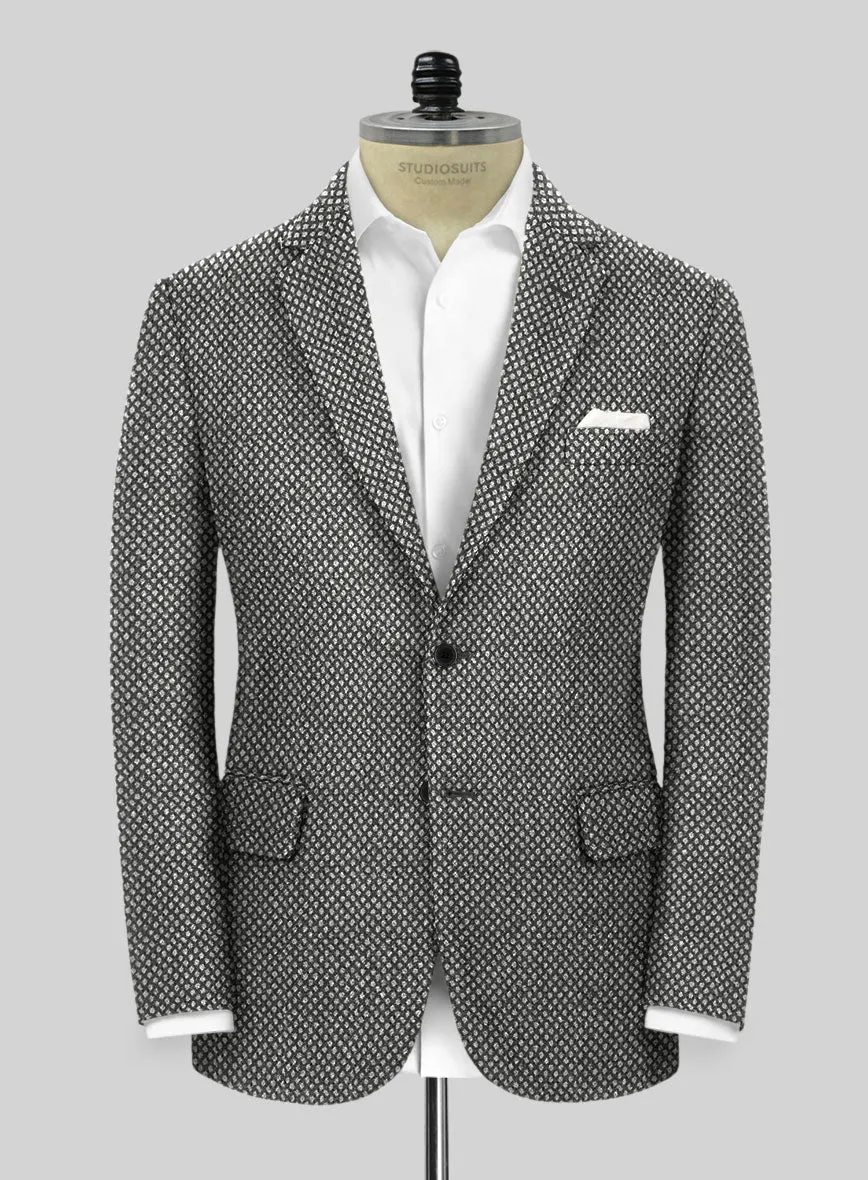 Highlander Heavy Honeycomb Gray Tweed Suit