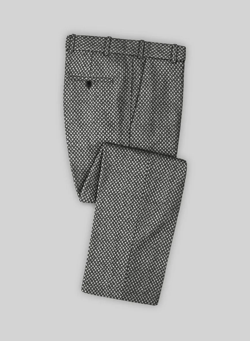 Highlander Heavy Honeycomb Gray Tweed Suit