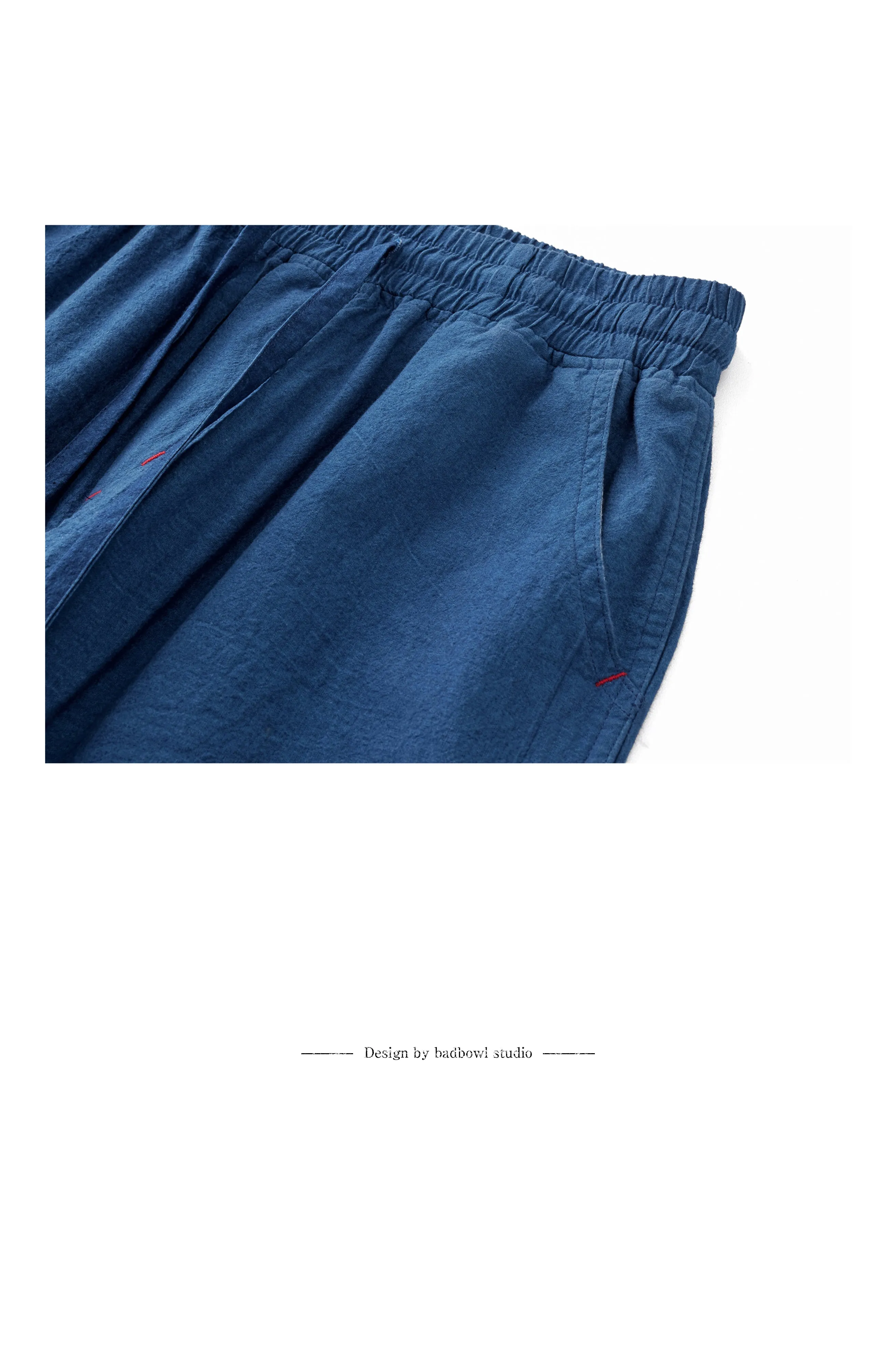 Indigo Ice Cracks Trousers （不展示）