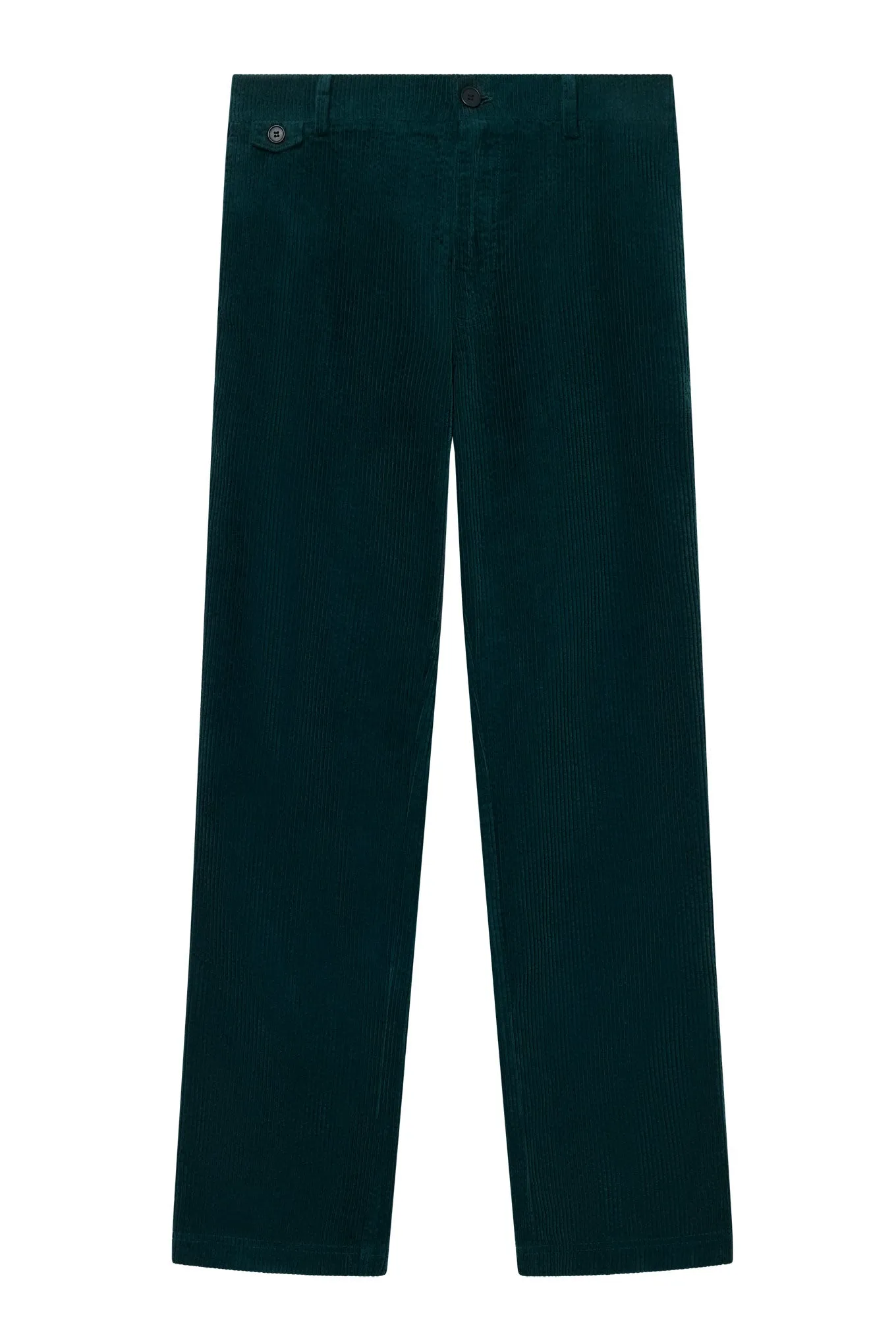 KALDEN Organic Cotton Corduroy Trouser - Marine Green