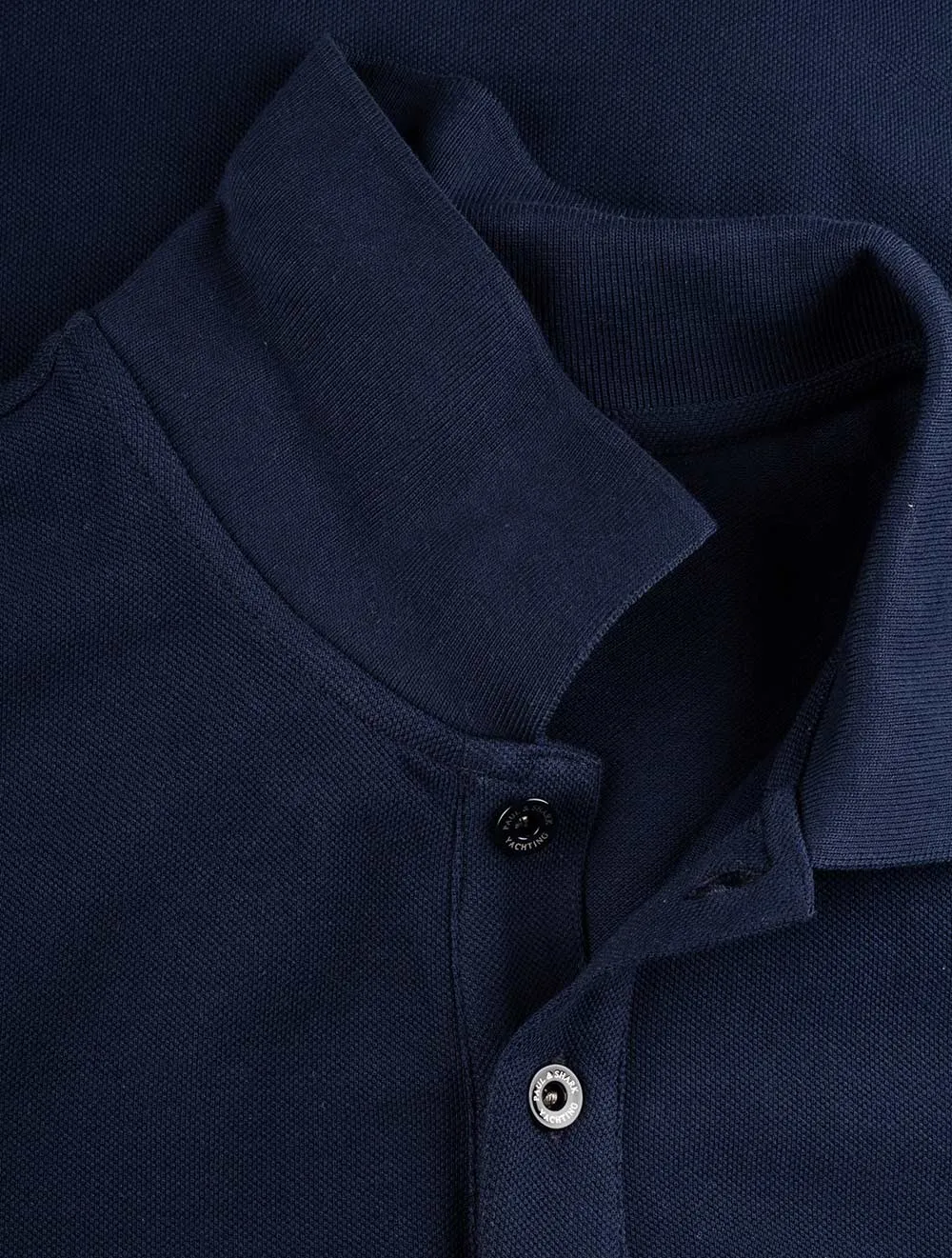 Knitted Polo Shirt Navy