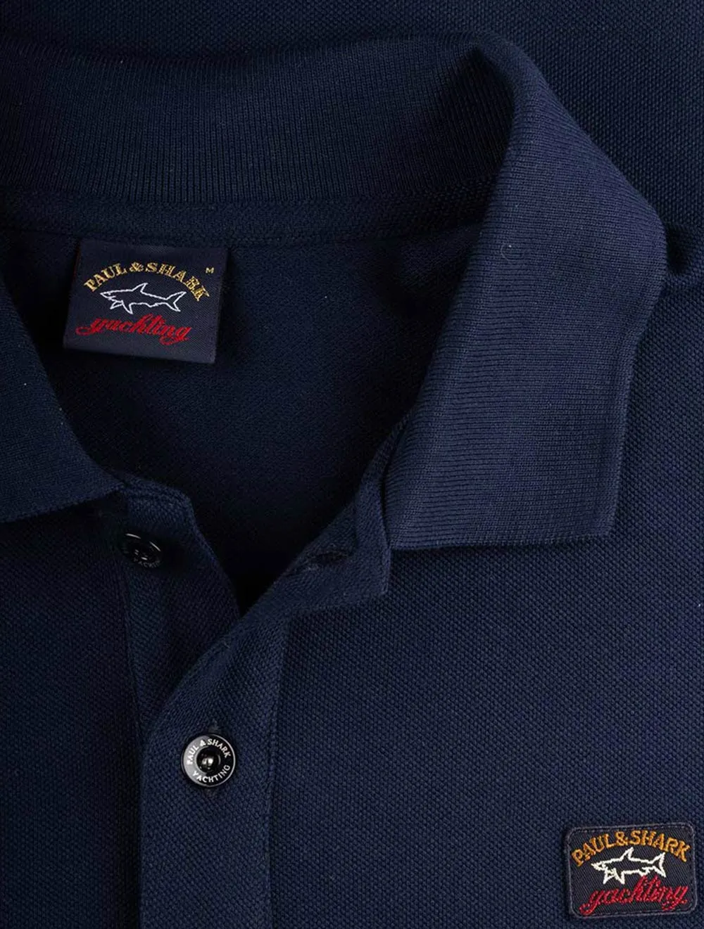 Knitted Polo Shirt Navy