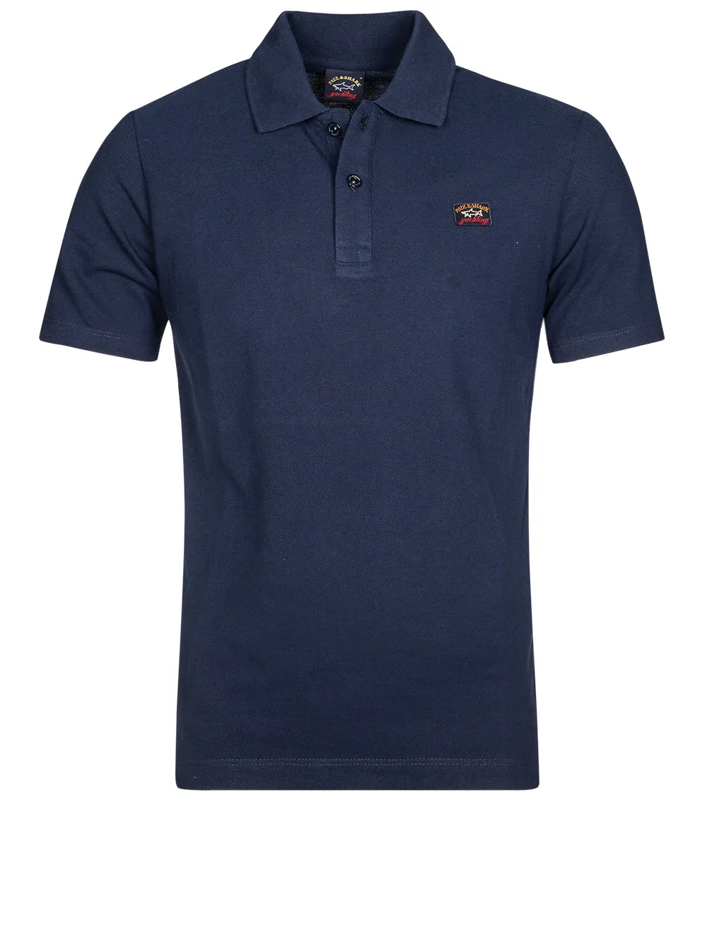 Knitted Polo Shirt Navy